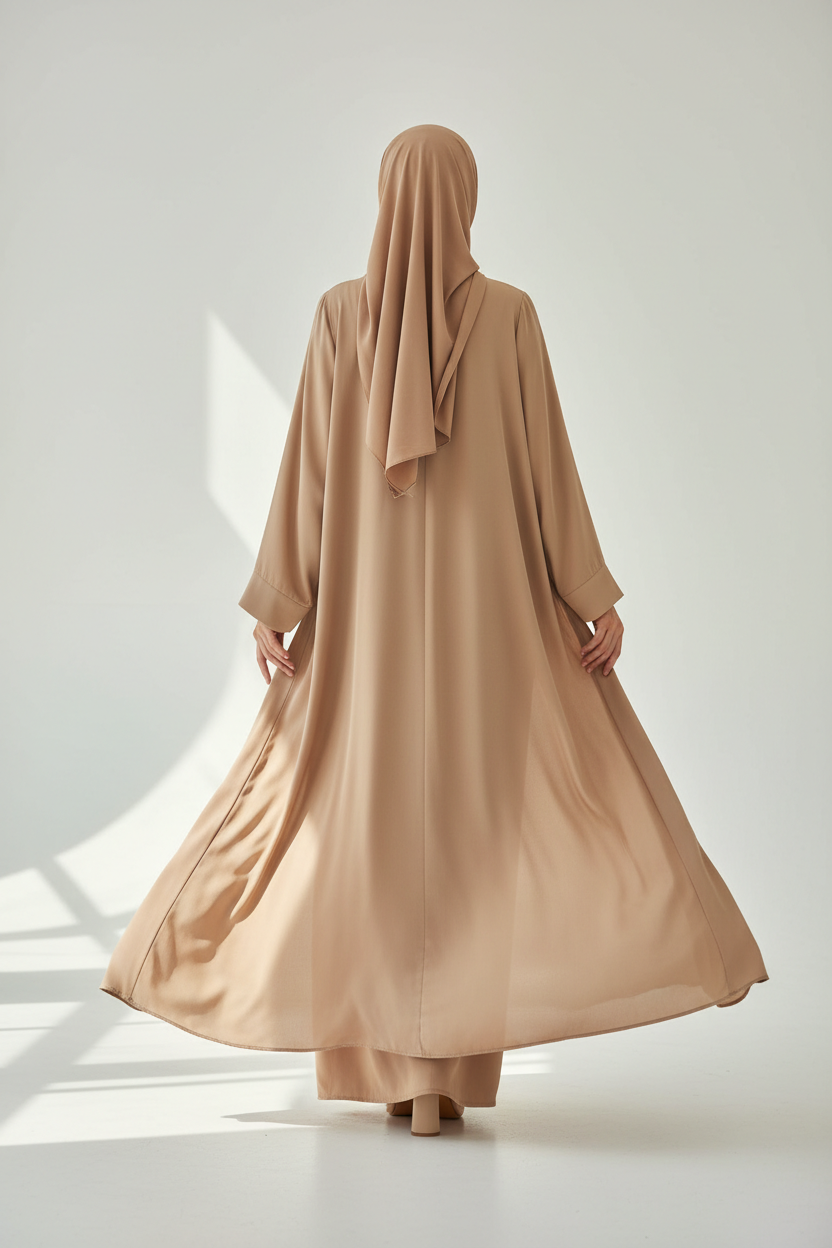 Femme de dos mode modeste - Maison KH